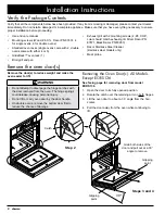 Предварительный просмотр 10 страницы Dacor EORD227S Installation Instructions Manual