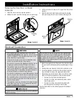 Предварительный просмотр 11 страницы Dacor EORD227S Installation Instructions Manual