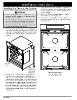 Предварительный просмотр 14 страницы Dacor EORD227S Installation Instructions Manual