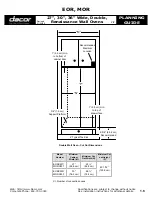 Предварительный просмотр 4 страницы Dacor EORS127 Planning Manual