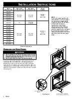 Предварительный просмотр 8 страницы Dacor EPICURE ECD227 Installation Instructions Manual