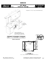 Preview for 2 page of Dacor Epicure EGR30 Planning Manual