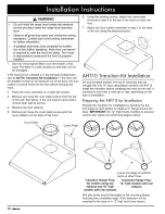 Preview for 12 page of Dacor EPICURE EHR30 Installation Instructions Manual