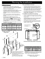 Предварительный просмотр 8 страницы Dacor Epicure ER36DSCH Installation Instructions Manual