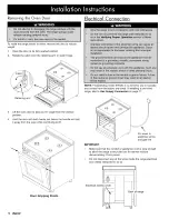 Preview for 14 page of Dacor EPICURE ER3OD Installation Instructions Manual