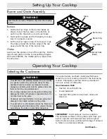 Предварительный просмотр 7 страницы Dacor Epicure ESG366SBK Use And Care Manual