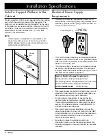 Preview for 8 page of Dacor Epicure EWD24 Installation Instructions Manual