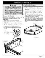 Preview for 9 page of Dacor Epicure EWD24 Installation Instructions Manual