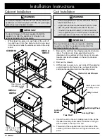 Preview for 14 page of Dacor Epicure OB36 Installation Instructions Manual