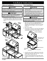 Preview for 17 page of Dacor Epicure OB36 Planning Manual