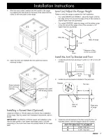 Preview for 13 page of Dacor ER30D Installation Instructions Manual