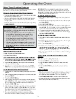 Preview for 20 page of Dacor ER30D Use And Care Manual