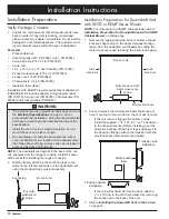 Preview for 14 page of Dacor ERV3015 Installation Manual