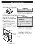 Preview for 16 page of Dacor ERV3015 Installation Manual