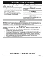 Preview for 3 page of Dacor ERV3615 Installation Instructions Manual