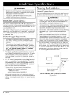 Preview for 6 page of Dacor ERV48-ER Installation Instructions Manual