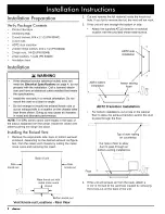 Preview for 10 page of Dacor ERV48-ER Installation Instructions Manual