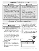 Предварительный просмотр 5 страницы Dacor ERV48 Use And Care Manual