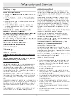 Preview for 8 page of Dacor ERV48 Use And Care Manual