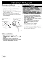 Предварительный просмотр 10 страницы Dacor EW Installation Instructions Manual