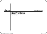 Dacor Gas Pro DOP36P86GLS Installation Manual preview