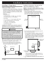 Preview for 14 page of Dacor HRV46 Installation Instructions Manual