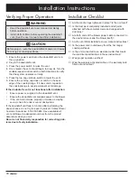 Preview for 18 page of Dacor HRV46 Installation Instructions Manual