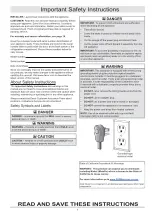 Preview for 2 page of Dacor HWC241 Series Installation And User Manual