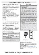 Preview for 3 page of Dacor HWC242L Installation And User Manual