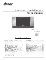 Предварительный просмотр 23 страницы Dacor In-A-Drawer MMD24 Use And Care Manual