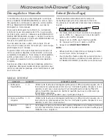 Предварительный просмотр 35 страницы Dacor In-A-Drawer MMD24 Use And Care Manual