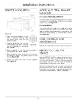 Предварительный просмотр 7 страницы Dacor In-A-Drawer MMDV30S Installation Instructions And Owner'S Manual