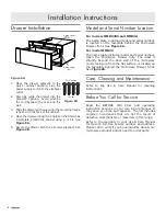 Предварительный просмотр 8 страницы Dacor In-A-Drawer MMDV30S Installation Instructions Manual