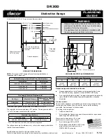 Preview for 1 page of Dacor Millenia DR30D Planning Manual