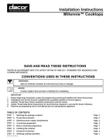 Dacor Millennia CER304 Installation Instructions Manual preview