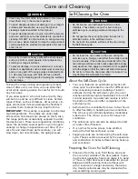 Preview for 16 page of Dacor Millennia DO230S Use And Care Manual
