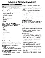 Preview for 10 page of Dacor Millennia MDW24S Use & Care Manual