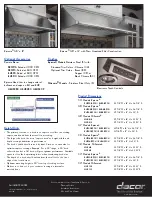 Предварительный просмотр 2 страницы Dacor Millennia MH4818 Specifications