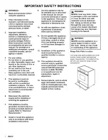 Preview for 2 page of Dacor Millennia MRES30 Installation Instructions Manual