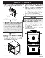 Предварительный просмотр 15 страницы Dacor MO Installation Instructions Manual