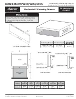 Dacor Modernist DWR30M977WIP Planning Manual preview