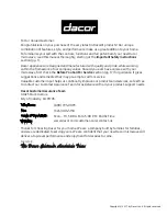 Preview for 2 page of Dacor Modernist Microwave In-A-Drawer DMR30M977WM User Manual