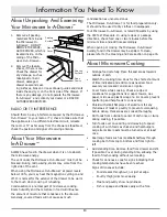 Preview for 5 page of Dacor Modernist Microwave In-A-Drawer DMR30M977WM User Manual