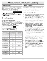 Preview for 10 page of Dacor Modernist Microwave In-A-Drawer DMR30M977WM User Manual