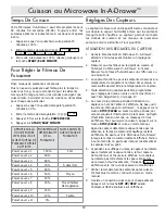 Preview for 31 page of Dacor Modernist Microwave In-A-Drawer DMR30M977WM User Manual