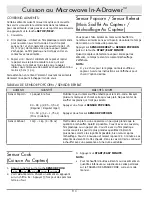 Preview for 32 page of Dacor Modernist Microwave In-A-Drawer DMR30M977WM User Manual