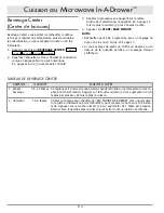 Preview for 36 page of Dacor Modernist Microwave In-A-Drawer DMR30M977WM User Manual