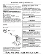 Предварительный просмотр 3 страницы Dacor MORS130S Use And Care Manual