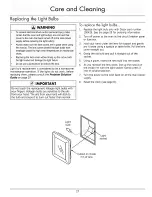 Предварительный просмотр 29 страницы Dacor MORS130S Use And Care Manual