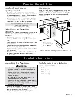 Preview for 5 page of Dacor OF24LS Installation Instructions Manual